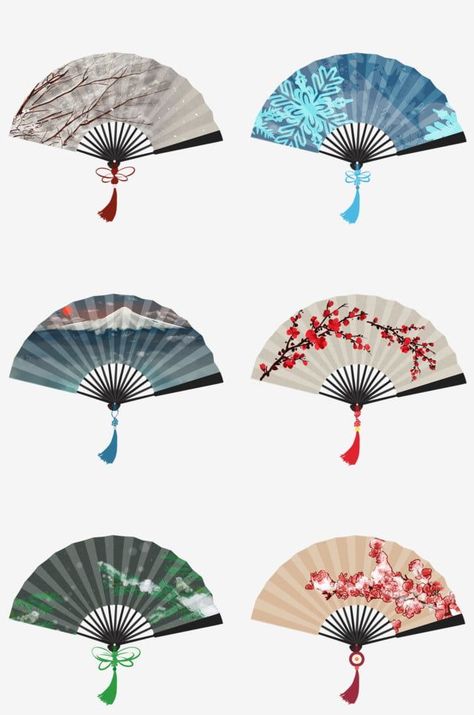 Hand Fan Design Art, Traditional Chinese Fan, Fan Clipart, Chinese Folding Fan, Dandelion Paperweight, Wind Fan, Asian Accessories, Magical Girl Outfit, Chinese Fans