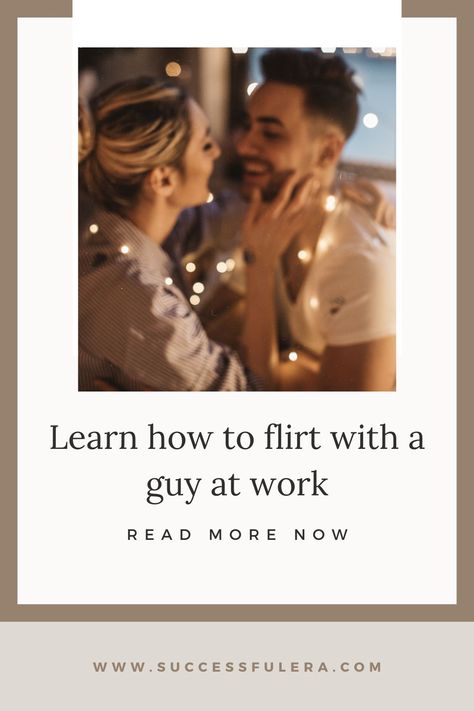 When it comes to how to flirt with a guy at work, it requires a little bit of consciousness to succeed without breaking rules. Contrarily, it isn't as difficult as you might believe. If not done carefully, dating or having an intimate relationship with a friend could affect your job security. Work Crush, How To Flirt, Flirting With Men, Job Security, Married Men, Eye Contact, Work Humor, Your Man, Consciousness