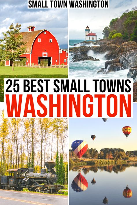 Prettiest Places In Washington State, Washington Towns, Small Town Washington, Usa Vacations, Canada Camping, Living In Washington State, Washington State Travel, Washington Travel, Usa Food