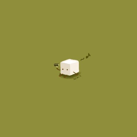 Sugar Cube Tattoo, Sugar Cubes Aesthetic, Doodle Tattoo, Food Illustration Art, Sugar Cubes, Phone Organization, Anime Aesthetic, Food Illustrations, Doodle Art