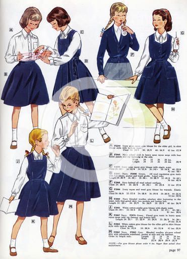 St Ambrose, Kids Sewing, School Clothes, Vintage School, School Dresses, School Uniforms, Vintage Kids, Old Fashion, 1950s Fashion