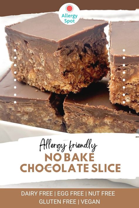 Dairy Free Slice, Vegan Sweetened Condensed Milk, No Bake Chocolate Desserts, Easy Dessert Bars, Chocolate Slice, Dairy Free Snacks, Easy Vegan Dessert, Healthy Vegan Desserts, Dairy Free Eggs