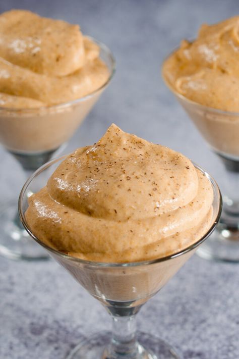 Libby's Quick Pumpkin Pudding - A simple last minute dessert idea for Thanksgiving. Made with pudding mix, milk or eggnog, canned pumpkin, spice, and whipped topping. | CDKitchen.com Pumpkin Pudding Recipes, Indian Pudding, Jalapeno Popper Dip, Pumpkin Delight, Pumpkin Mousse, Pumpkin Pudding, Treats Recipes, Pumpkin Recipes Dessert, Fall Cooking