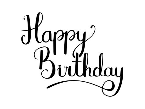 Happy Birthday  by Camilo Mahecha Happy Birthday In Cursive, Happy Birthday Hand Lettering, Font Fancy, Birthday Font, Happy Birthday Calligraphy, Happy Birthday Writing, Happy Birthday Font, Happy Birthday Typography, Happy Birthday Words