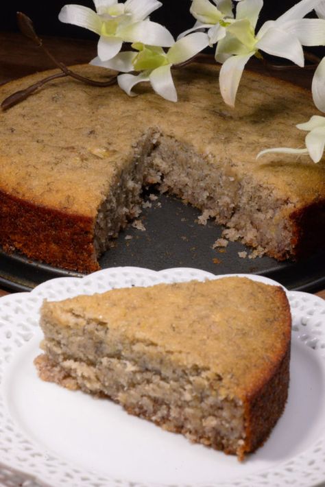 Liberian rice bread is very similar to banana bread.  It is made with mashed bananas and cream of rice for a quick and easy snack.  It is delicious straight out of the oven and it stays nice and moist for up to a week.  This is often served with tea or coffee, we enjoyed it as the starter ... Liberian Rice Bread Recipe, Rice Bread Recipe, Cream Of Rice, Banana And Rice, African Dessert, Rice Bread, West African Food, African Cooking, Banana Cake Recipe