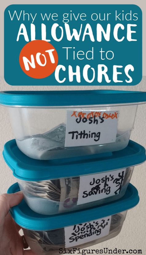 Kids Saving Money Ideas, Chore And Allowance Chart, Teaching Kids Money Management, Kids Allowance, Allowance System, Chores And Allowance, Kids Earning Money, Allowance Chart, Kids Money Management