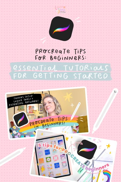 Procreate Tips For Beginners: Essential Tutorials for Getting Started Procreate Tutorial For Beginners, Procreate Illustration Beginner, Procreate Hacks For Beginners, Learn How To Draw For Beginners Procreate, Procreate Beginner, How To Work Procreate, Procreate For Beginners, Beginner Animation Procreate, Drawing Tutorials For Beginners