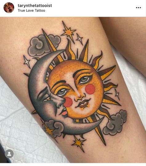 Traditional Sun Tattoo, Sun Tattoo Ideas, Good Messages, Pet Memorial Tattoo, Moon Sun Tattoo, Sun And Moon Tattoo, Sun Tattoo Designs, Traditional Tattoo Flowers, Moon Tattoo Designs