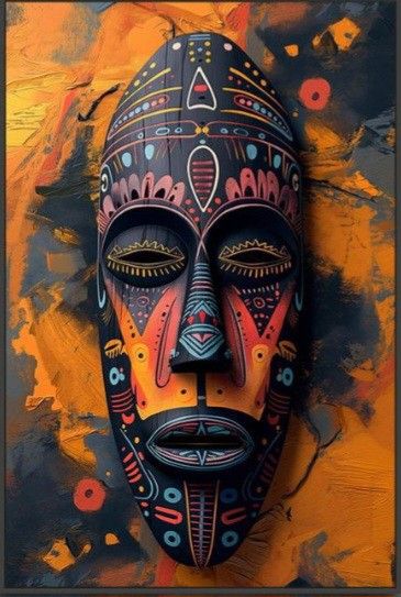 African Wooden Masks, African Sculpture Art, African Masks Art, Crucifixion Art, Africa Mask, Mask Artist, African Abstract Art, Traditional Mask, African Inspired Decor