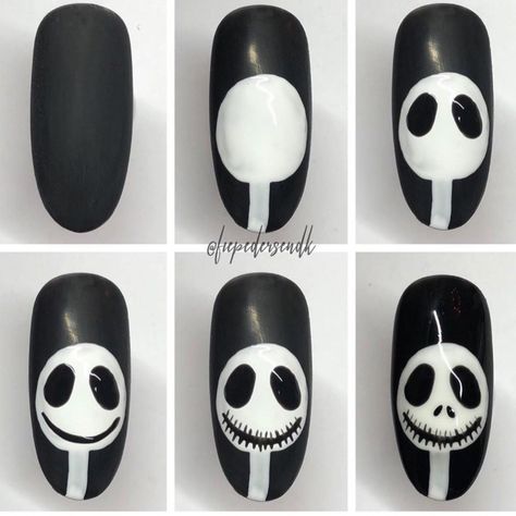 Uñas Halloween Nail Art Tutorial, Paznokcie Hello Kitty, Halloween Nail Art Easy, I Am Dead, Quick Nail Art, Holloween Nails, Unghie Sfumate, Halloween Nails Easy, Nail Drawing