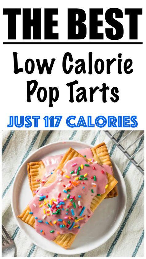 Low Calorie Pop Tarts Recipe Healthy Pop Tarts, Calorie Deficit Snacks, Super Low Calorie Recipes, Pop Tarts Recipe, Low Cal Breakfast, Low Cal Dinner, Low Calorie Recipes Easy, Bariatric Meals, Super Low Calorie