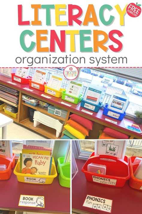 1st Grade Centers, Centers First Grade, Ela Centers, Phonics Centers, Reading Stations, Literacy Centers Kindergarten, 1st Grade Reading, Language Centers, Teaching Second Grade