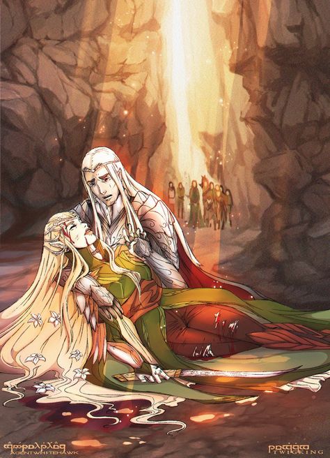 Elves on the Loose Legolas Mother, Tolkien Hobbit, Elf King, Legolas And Thranduil, John Howe, Tolkien Elves, Lotr Art, Tolkien Art, Film Anime