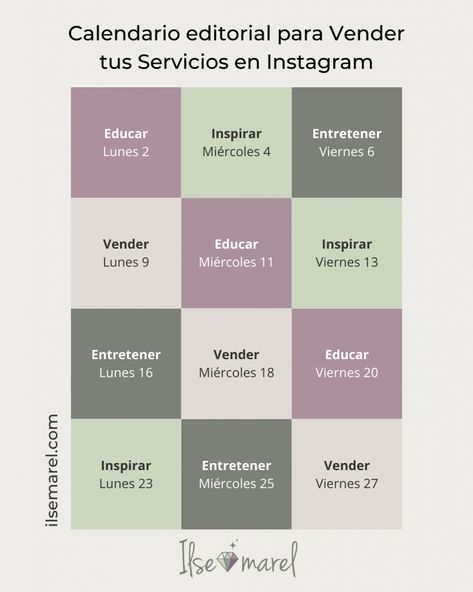 Como Crear Contenido en Instagram Para Negocios de Servicios 2022 paperlessplanner #minihappyplanner #planners2024 #freeprintablemealplanner🆗. Feed De Instagram Ideas Negocios, Marketing Instagram Posts, Marketing Digital Ideas, Instagram Feed Planner, Instagram Plan, Marketing Planner, Instagram Feed Inspiration, Business Planner, Canva Design