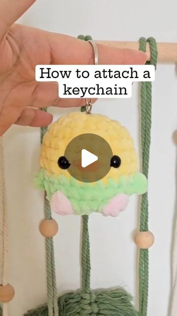 Silvia Parascandolo on Instagram: "I've been asked many times how I attach the keychain to my amigurumi, so here's a little tutorial for you all! ☺️  Let me know if you also do it like this or if you use a different method! 🥰  #amigurumi #crochet #crochetersofinstagram #crocheter #crochetfreepattern #amigurumifreepattern #nosewcrochet #beginneramigurumi #crochettips #crochethacks" Toys Toys, Amigurumi Free Pattern, Amigurumi Crochet, Crochet Ideas, Let Me Know, Free Crochet Pattern, Keychains, Do It, Amigurumi