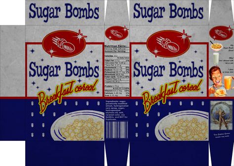 Fallout Props - Sugar Bombs by moltonel72 Nuka Cola Label, Fallout Diy, Fallout Party, Fallout Theme, Fallout Props, Fallout Cosplay, Printable Props, Movie Crafts, Geek Diy