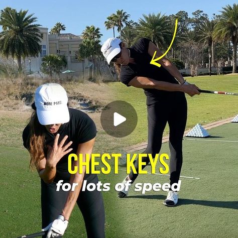 More Pars With Christina Ricci on Instagram: "Are ya moving the chest on the through swing or is it stalling out? You’re missing out on a tremendous power loss if so. Let’s change that now. If you continue to struggle with it, come to camp. 

COACHING & CAMPS: MorePars.com
STREAM TIPS: MorePars.tv 

SHOP MORE PARS Training Aids: Amazon.com/morepars
Outside the United States, SHOP MissPar.com

#morepars

#golfinstruction #golfdrills #golfpractice #golfislife  #golfstagram  #instagolf #golfing #golfers  #golfpro #golflife  #golfaddict #golfswingcoach  #newgolfer #golfing #golfswingtips #golfisfun #golftime #golfcoach #golfcoaching #golftip #lovegolf  #pga #golf #golftips #golfswing #golfer #swingtips #golflessons  #GolfTraining" Charlie Hull Golfer, Holly Sonders Golf, Golf Hip Rotation Drills, Golf Lessons Swings, Golf Practice, Golf Drills, Golf Instruction, Golf Training, Christina Ricci