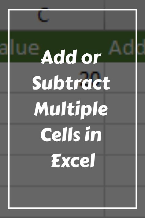 Learn how to do simple arithmetic operations in Excel like addition and subtraction. Check out this example using the SUM function and basic formulas. Financial Modeling, Excel Tutorials, Adding And Subtracting, Data Analysis, Addition And Subtraction