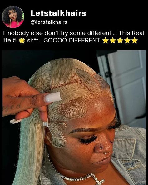 Y'all like different??? 🤔💭Will you try? 🤍🤍✨ 📧 : care@letstalkhairs.com to join our products vendors program on the web or 📩: DM FOR DIFFERENT PROMO/ADS packages available on this platform www.letstalkhairs.com ______________________ ✂️featured stylist: myangel.l.r 📍: Darlington, SC DM HER 👆FOR ENQUIRIES ______________________ IGNORE ️  frontalwig,  lacewigs,  ponytails, hdfrontal, traditional Sew In, quick weave, 613 hair,  hairstylist hdlacewig frontalwigs fulllacewigs  ponytail hair... Traditional Sew In, Quick Braids, Black Ponytail, Weave Ponytail, Black Ponytail Hairstyles, Natural Hairstyle, Quick Braided Hairstyles, Quick Weave, Ponytail Hair