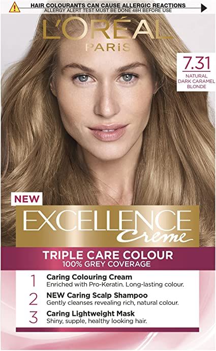 Caramel Blonde Hair Dye, Caramel Hair Dye, Carmel Blonde, Carmel Hair Color, Hair Color Pictures, Grey Hair Coverage, Dark Caramel, Perfect Blonde, Caramel Blonde