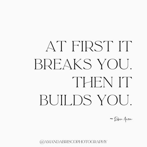 At first it breaks you. Then it builds you. ~ Robin Arzon Heard this during my 5a HIIT run this morning & thought it was a good one to share. Whatever it is, get back up & keep going, friends 🫶 Keep Getting Up Quotes, Robin Arzon Quotes Peloton, Robin Arzon Quotes, Morning Run Quotes, Hiit Run, Hiit Running, Motivation Background, Morning Thought, Robin Arzon