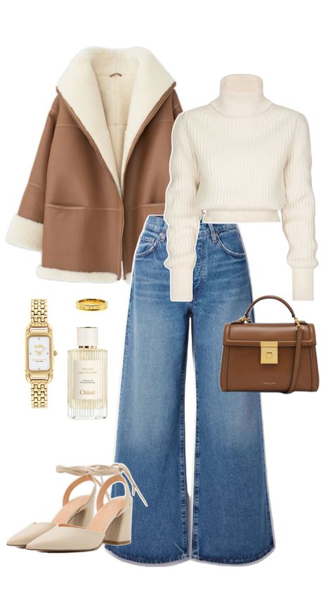 Luxury Outfits Aesthetic, Outfits Aesthetic Invierno, Winter Casual Outfit For Women, Brown And Beige Outfit, Luxury Outfits Classy, Outfit Ideas Holiday, Modesty Outfits, Winter Fashion Outfits Casual, Everyday Fashion Outfits