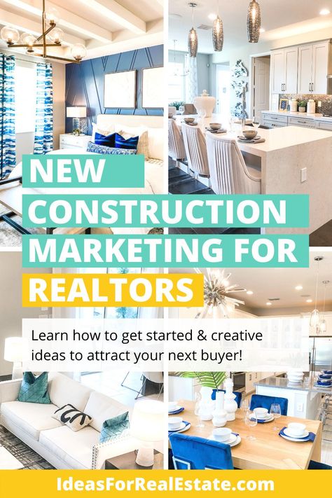 New Home Sales Marketing, New Home Construction Marketing Ideas, New Construction Marketing Ideas, Realtor New Construction Marketing, New Construction Marketing, New Home Sales Consultant, Home Builder Marketing, New Construction Realtor, Construction Marketing Ideas