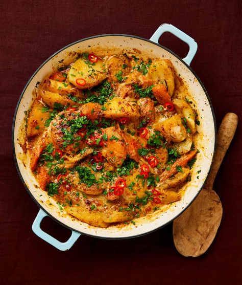 Yotam Ottolenghi’s last-minute recipes for the Christmas break | Food | The Guardian Roasted Pears Recipes, Yotam Ottolenghi Recipes, Croquettes Recipe, Ottolenghi Recipes, Pear Dessert, Roasted Pear, Pear Recipes, Stale Bread, Yotam Ottolenghi