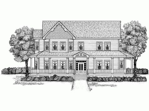 Victorian Farmhouse Floor Plans, Farmhouse House Plans Wraparound, Vintage Victorian House Plans, Farmhouse House Plans, Victorian House Plan, Victorian Exterior, Victorian House Plans, Victorian Style House, Farmhouse Floor Plans