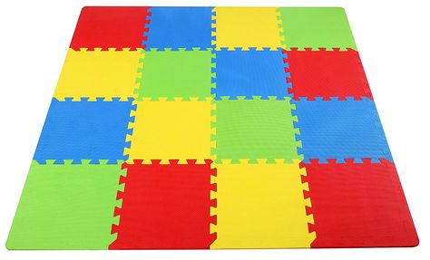 BalanceFrom Kid's Puzzle Exercise Play Mat with EVA Foam Interlocking Tiles Foam Floor Tiles, Baby Crawling Mat, Foam Tiles, Interlocking Tile, Kids Area Rugs, Puzzle Mat, Foam Flooring, Baby Mat, Crochet Baby Boy