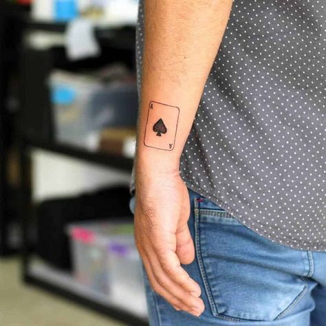 Guide Tattoo, Spades Tattoo, Ace Of Spades Tattoo, Playing Card Tattoos, Spade Tattoo, Ace Tattoo, Scandinavian Tattoo, Evil Skull Tattoo, Studio Images