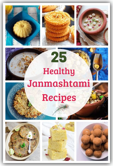 Celebrate Krishna Janmashtami the tasty and nutritious way, with these healthy Janmashtami recipes for the whole family! Includes fasting recipes too. Krishna Janmashtami Recipes, Janmashtami Food, Janmashtami Recipes, Hindu Holidays, Krishna Recipes, Sabudana Recipes, Kids Food Recipes, Toddler Food Recipes, North Indian Food