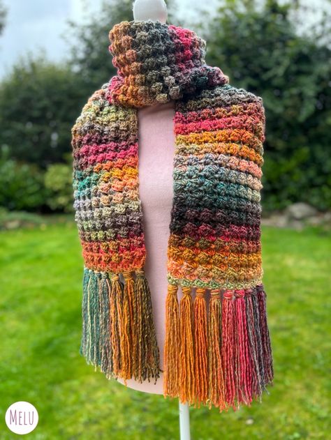 Natural Beauty Hexi Cardi Crochet Pattern by Melu Crochet – Melu Crochet Ombre Yarn Crochet Patterns, Ombre Yarn Crochet, Ombre Crochet, Crochet Chevron, Triangular Pattern, Pompom Scarf, Ombre Yarn, Modern Crochet Patterns, Crochet Throw Blanket