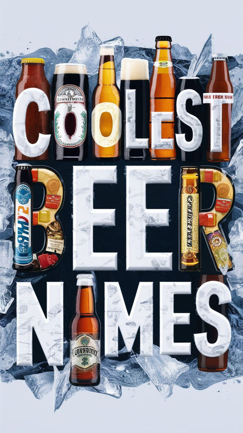 Coolest Beer Names: A Hilarious and Intriguing Selection [Amazing List]  How much of a beer aficionado are you? If you are going to try beer for the first time, you’re probably asking yourself which one you should try.  You want to try the best one for the first time, but with 1000’s of options, it can get confusing.  And when you facotor in the creativity of us homebrewers and the creative names that we can develop for things, that number of beer names grows exponentially fast. Beer Names Ideas, Beer Names, Beer Memes, Black Beer, Typography Ideas, Beer Quotes, Creative Names, Beer Bar, Best Beer