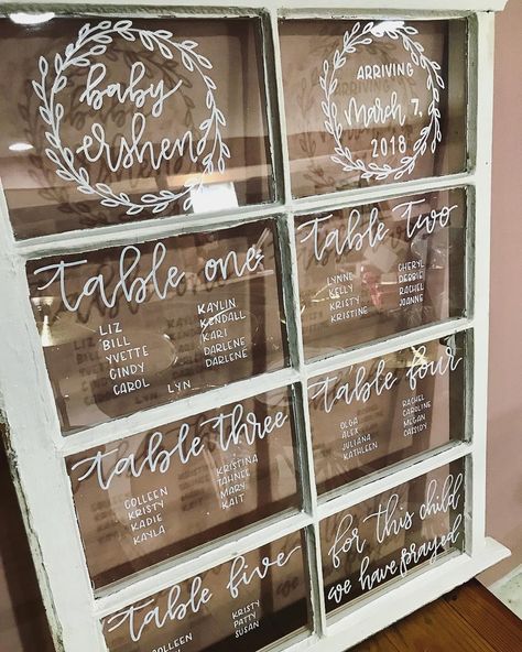 Easy Seating Chart, Baby Shower Seating Chart, Window Seating Chart, Shower Seating Chart, Shower Seating, Window Seating, Seating Chart Wedding, Wedding Seating, Seating Chart