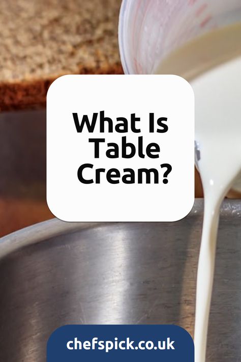 What is table cream? What is the UK equivalent? Learn about table cream, its uses and possible substitutes here. Table Cream Recipes, Vegan Substitutes, Oven Roasted Potatoes, Homemade Tables, Coffee Cream, What To Use, Milk Cans, Evaporated Milk, Heavy Whipping Cream