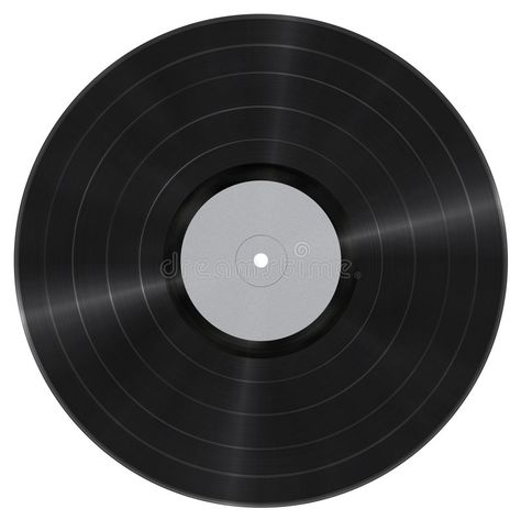 Vinyl record cutout. Long play vinyl record with blank paper label isolated on w #Sponsored , #sponsored, #SPONSORED, #cutout, #Vinyl, #play, #Long Vinyl Records, Stock Images, Art Collection, Vinyl