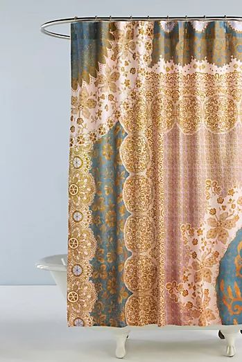 curtains Shower Curtain Ideas Bathroom, Anthropologie Shower Curtain, Neutral Shower Curtains, Color Shower Curtain, Shower Curtain Ideas, Fall Shower Curtain, Bathroom Boho, Charcoal Curtains, Gray Shower Curtains