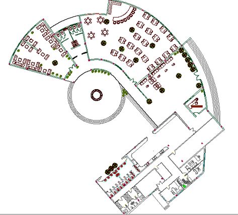 Multi-cuisine restaurant architecture layout plan details dwg file - Cadbull Restaurant Plan Design, Restaurant Plan Architecture, Restaurant Layout Plan, Restaurant Design Plan, Architecture Layout Plan, Cafeteria Plan, Restaurant Details, Cafe Floor Plan, Cafe Plan