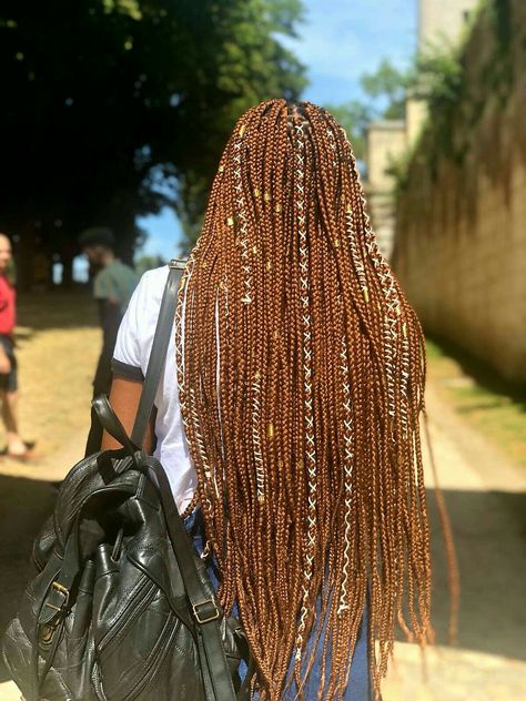 Box Braids Ginger, Braids Ginger, Colored Box Braids, Blonde Box Braids, Short Box Braids, Jumbo Box Braids, Colored Braids, Short Hair Black, Blonde Braids