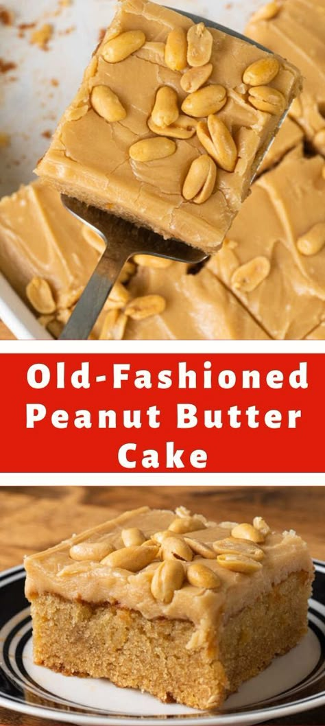 Old Fashioned Coffee Cake, Easy Peanut Butter Cake, Apple Coffee Cake, Apple Coffee, Butter Desserts, Coffee Cake Recipe, Butter Cake Recipe, Baked Fruit, Peanut Butter Cake