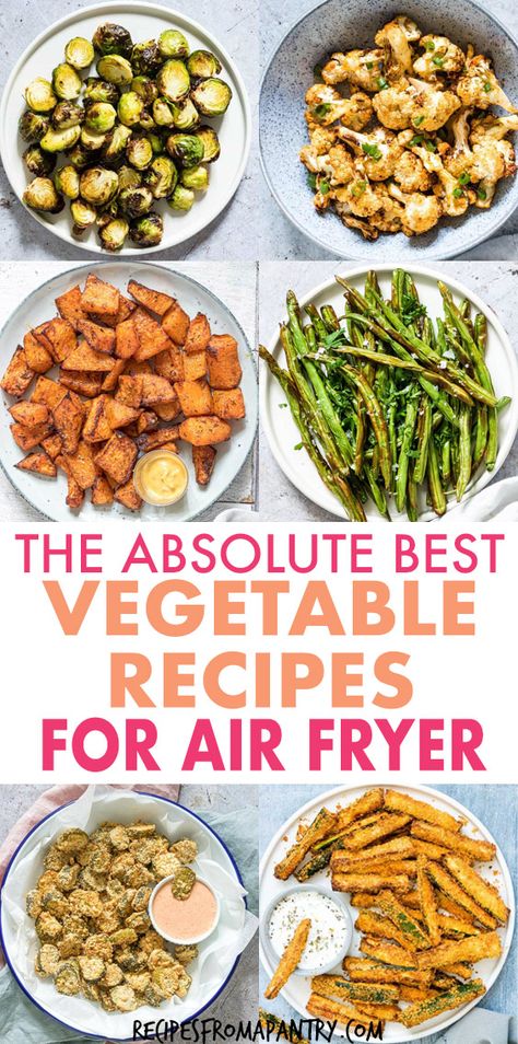 Air Fryer Vegetable Recipes, Air Fryer Vegetable, Air Fryer Vegetables, Air Fried Food, Air Fryer Oven Recipes, Vegetables Recipes, Air Fry Recipes, Air Fryer Dinner Recipes, Air Fryer Healthy