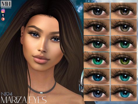 Realistic Eyes, Realistic Eye, The Sims Resource, Sims Resource, Eye Color, The Sims, Sims 4, Makeup, Make Up