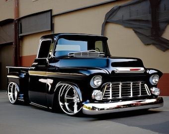 Chevy Truck - Etsy UK Old Dodge Trucks Vintage, Chevy Apache Truck, Dream Trucks, Chevrolet Trucks C10, 55 Chevy Truck, Classic Cars Trucks Chevy, 57 Chevy Trucks, Chevy Apache, Concept Cars Vintage