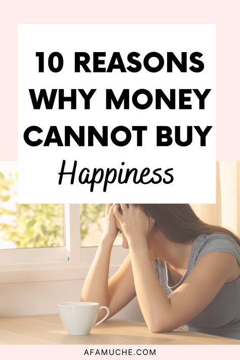 This article will highlight why money can't buy happiness and provide examples or share stories revolving around this topic Can Money Buy Happiness, Money Can't Buy Happiness, Happiness Comes From Within, Turn Your Life Around, Money Cant Buy, Personal Growth Plan, Money Cant Buy Happiness, Finding True Love, Need Money