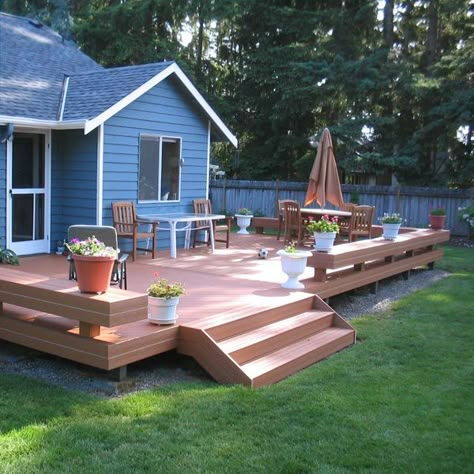 Small Deck Designs, Whirlpool Deck, Small Backyard Decks, Backyard Decks, Backyard Ideas For Small Yards, Deck Backyard, Hot Tub Deck, Deck Building, Patio Deck Designs