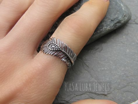 Peacock Feather Ring, Pink Opal Ring, Peacock Ring, Peacock Jewelry, Modern Gold Jewelry, Vero Beach Fl, Feather Ring, Bold Rings, Silver Jewelry Design