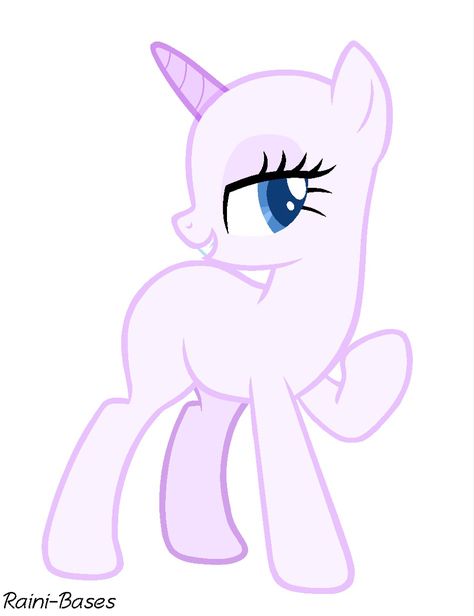 Mlp Hairstyles, Mlp Reference, Mlp Unicorn, Character Bases, Pony Base, Mlp Bases, Base Anime, My Little Pony Rarity, Mlp Base