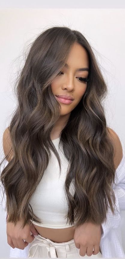 Long Light Brown Hair Extensions, Summer To Fall Hair Color Brunette, Effortless Brunette Hair, Dark Fall Hair Color For Brunettes, Brownie Hair, 2024 Haircut, Light Brunette Hair, Brown Hair Inspiration, Earthy Tattoos