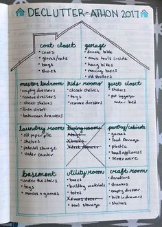 17 Bullet Journal Cleaning Pages and Layouts That Will Help You Win at Spring Cleaning and Beyond - Clean Hacks, Minimalist Bullet Journal, Vie Motivation, Dot Journals, Bullet Journal Writing, Bullet Journal Inspo, Journal Layout, Creative Memories, Journals & Planners